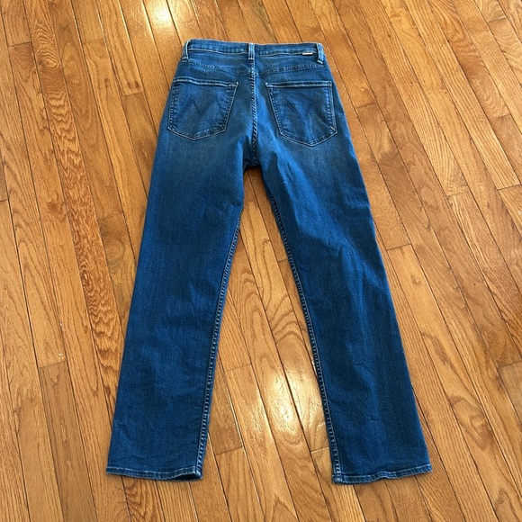 Mother High Waisted Rider Ankle in This Thing Between Us Straight Jeans Sz 26 - Picture 9 of 10